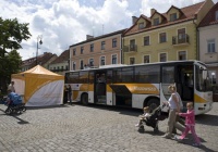 Eurobus  mobilne centrum informacji powitało lato